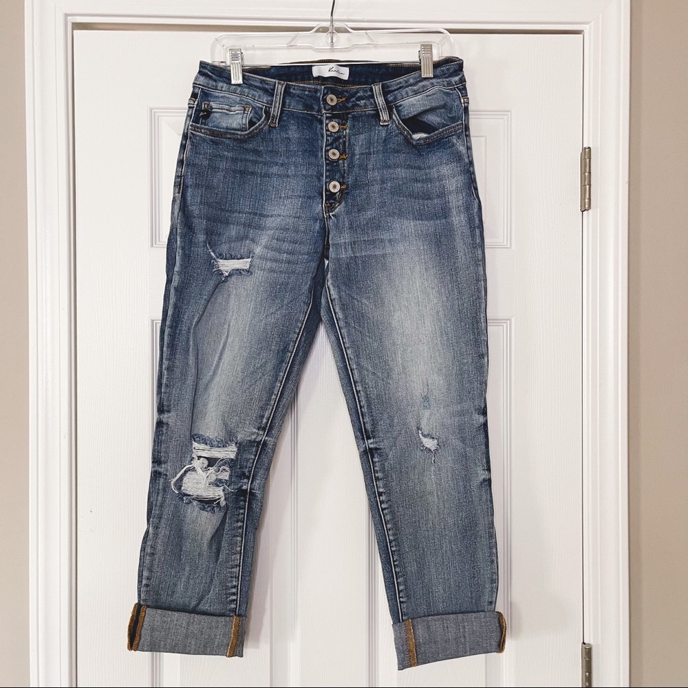 Kancan distressed Boyfriend jeans